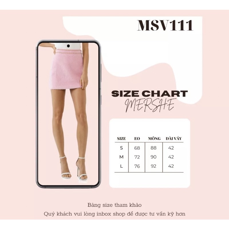 MERSHE • Chân Váy Ngắn Body Cách Điệu, Có Quần Lót Trong Chống Lộ