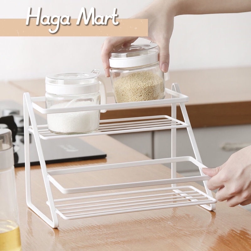 Kệ đựng gia vị, để đồ cho nhà bếp, bàn làm việc gọn nhẹ xinh xắn
