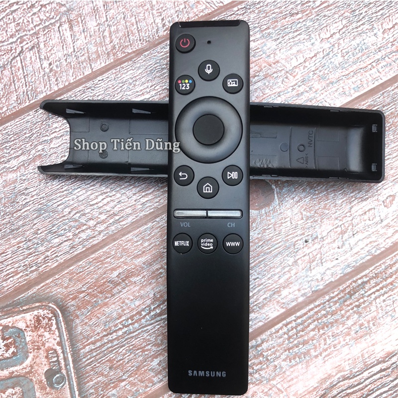 Điều Khiển TV Samsung Giọng Nói loại Cong Có Voice Ảnh Thực Tế Shop Chụp