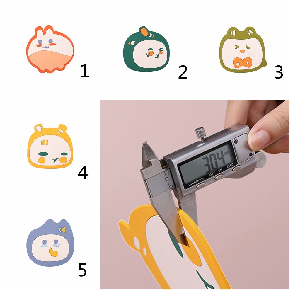 Tấm lót ly chống trượt chống thấm nước cách nhiệt họa tiết hoạt hình dễ thương