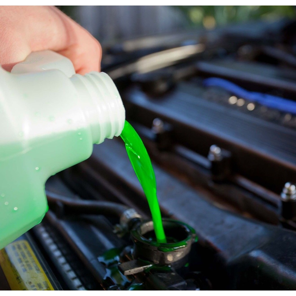 Nước Làm Mát Động Cơ Ô Tô và Xe Máy ABRO ENGINE COOLANT Xanh 946ml