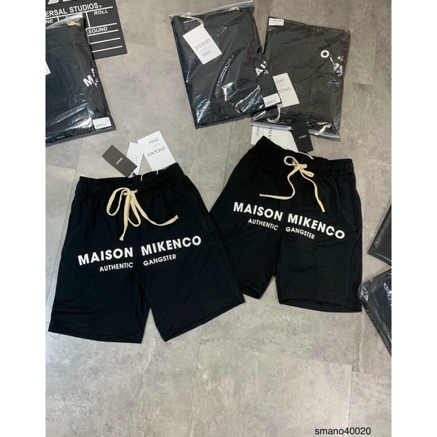 Quần short MIKENCO GANGSTER nỉ da cá PenguinStore , quần short unisex cực sịn sòooo