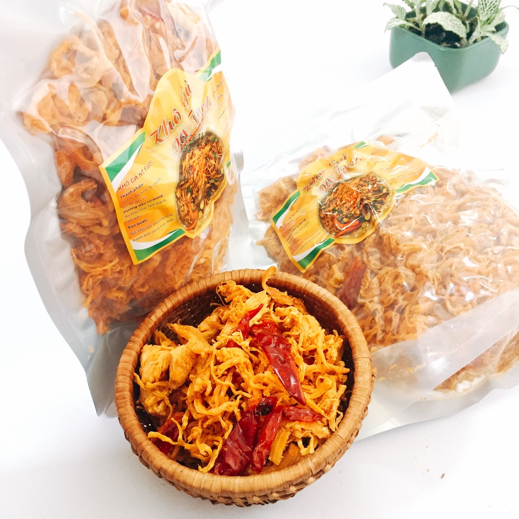 500G KHÔ GÀ TỎI ỚT LOẠI NGON