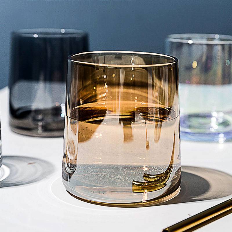 Ly Thủy Tinh Uống Rượu Whiskey/Rượu Màu Trong Suốt/Đen Phong Cách Ins Phong Cách Ins Nhiều Màu Sắc Tùy Chọn Dễ Sử Dụng
