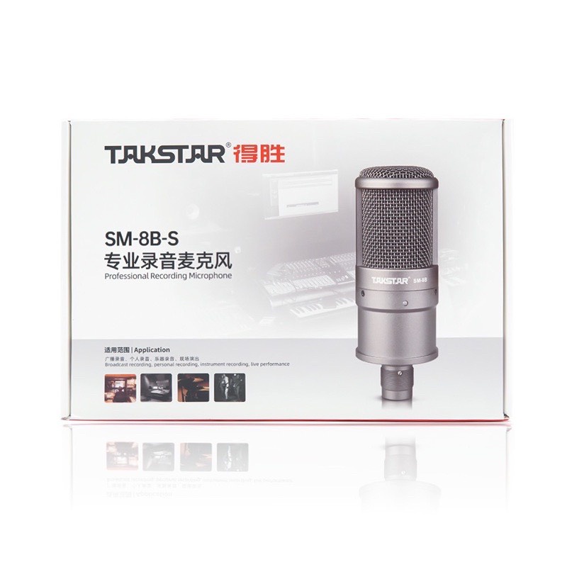 Mic thu Âm Livestream Takstar SM8B hàng chính hãng âm thanh cực hay