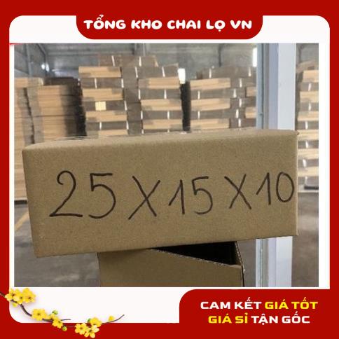 [SIÊU RẺ] [25x15x10] Thùng Hộp Carton Đóng Gói Hàng , phụ kiện du lịch