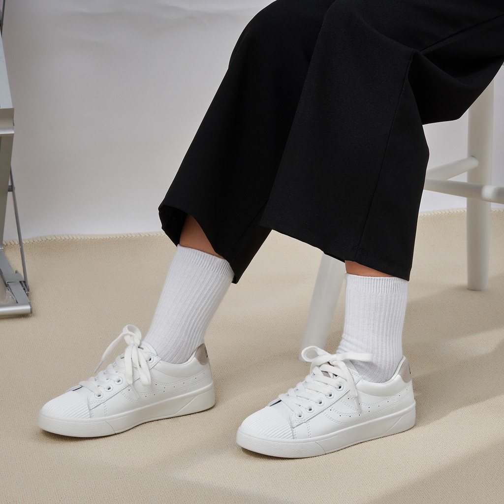 [Mã FAGREEN245 giảm 10% tối đa 30k đơn từ 99k] Giày Bata Nữ giayBOM Basic Da PU Đế Cao 2 cm B1074 | BigBuy360 - bigbuy360.vn