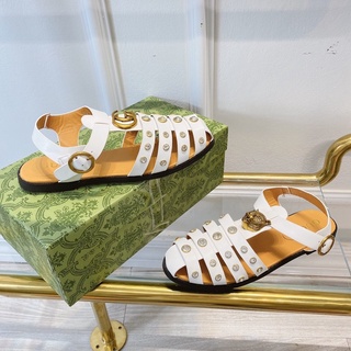 Sandal rọ đan đính đá