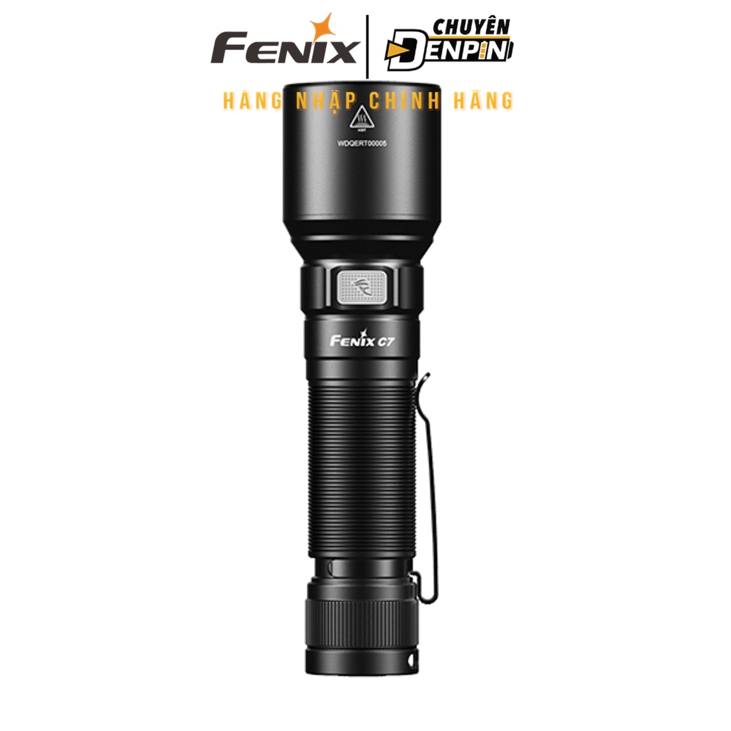 Đèn Pin cầm tay Fenix C7 Luminus công suất 3000 lumens, chiếu xa 470 mét, dùng pin 21700 5000mAh tích hợp cổng sạc TypeC