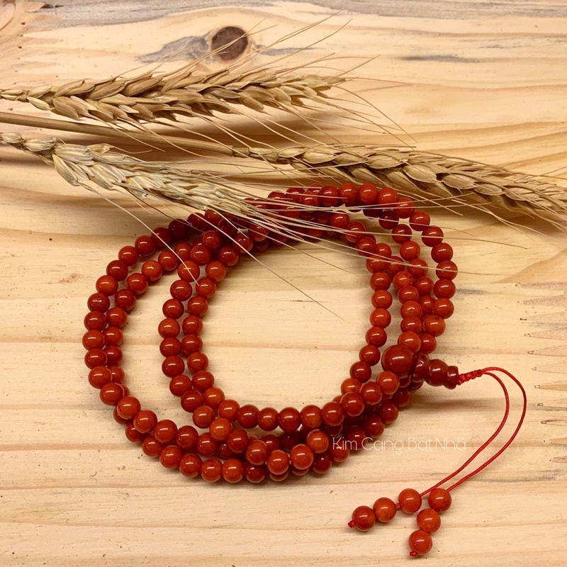 Chuỗi san hô đỏ Nepal 108 hạt