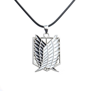 Mới Vòng cổ Mặt Logo Attack on Titan Cá Tính