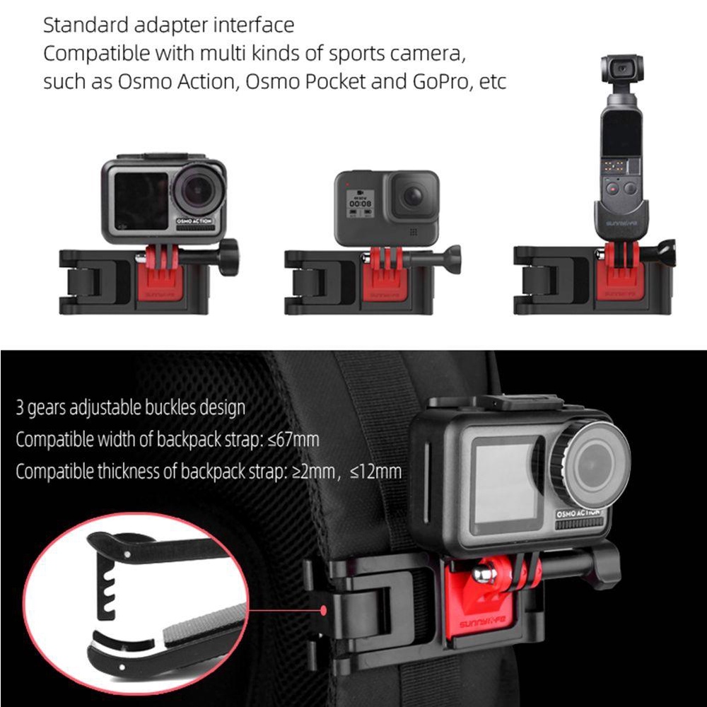 MAG Giá Đỡ Camera Hành Trình GoPro Hero 10 9 8 7 Insta360 SJCAM EKEN Osmo