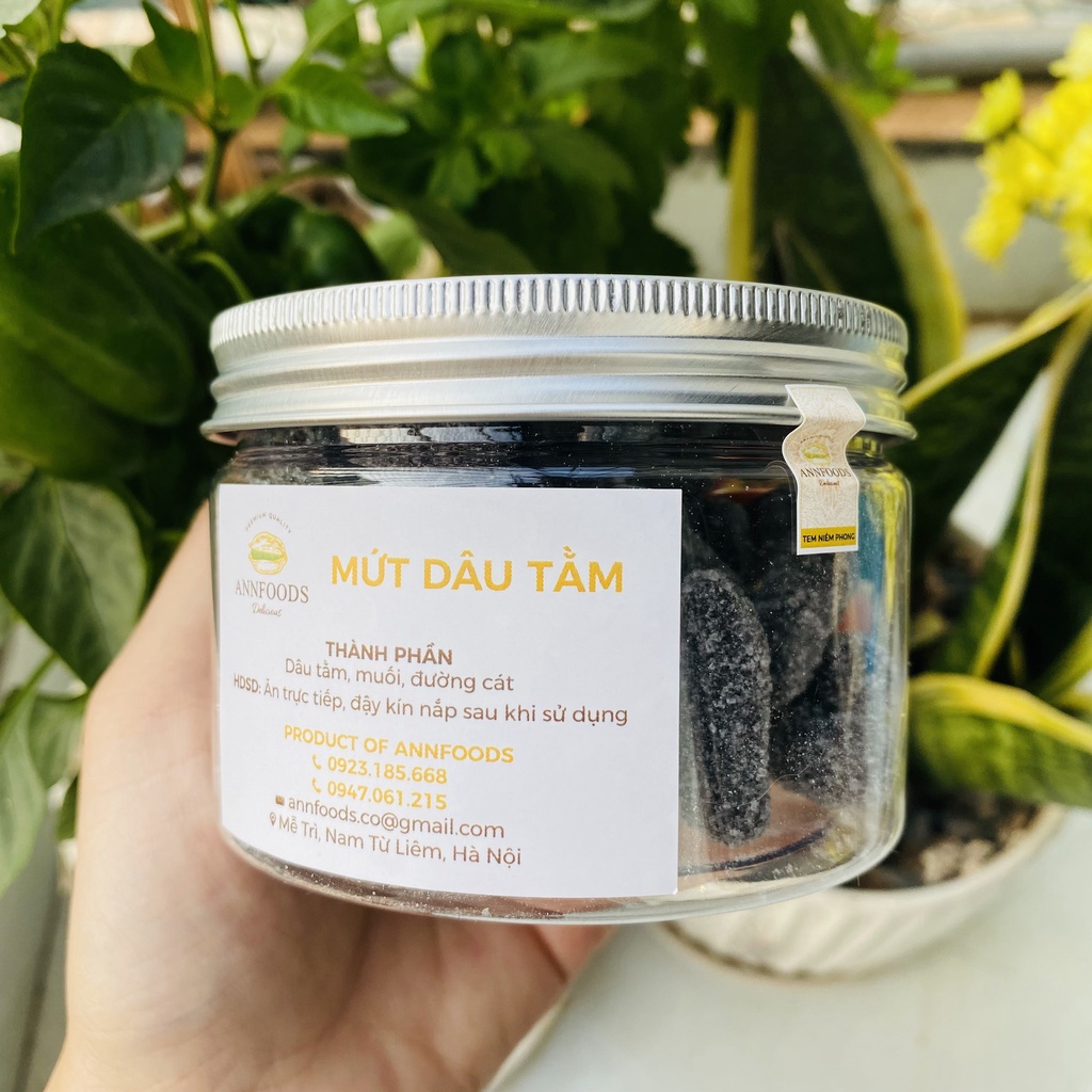 Mứt Dâu Tằm Đà Lạt Mứt Dâu Tằm Nguyên Trái Đặc Sản Đà Lạt Thơm Ngon Ăn Là Ngiền - Annfoods