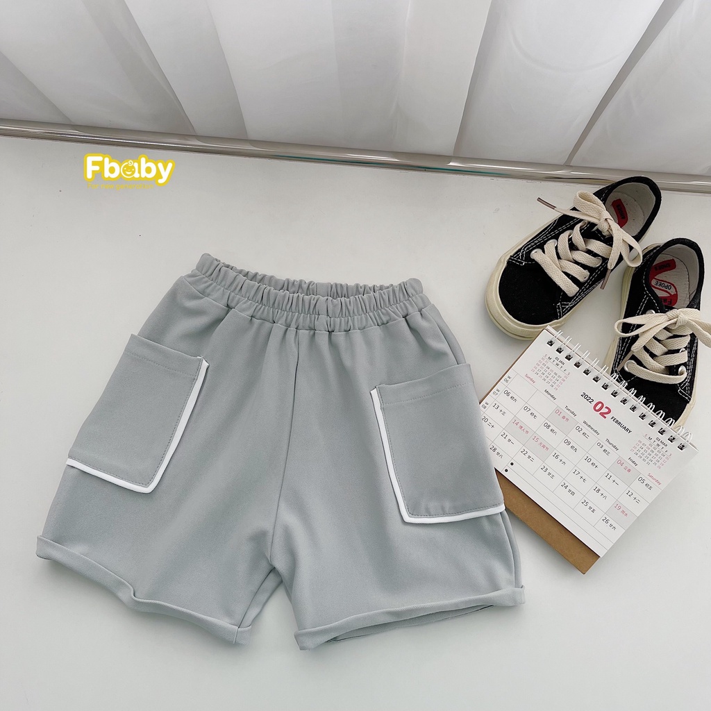 _Quần Poly chất liệu cá sấu cho bé trai 9 đến 22kg