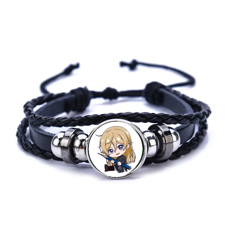 Vòng tay da lộn in hình nhân vật BLUE PERIOD  anime chibi tiện lợi xinh xắn thời trang