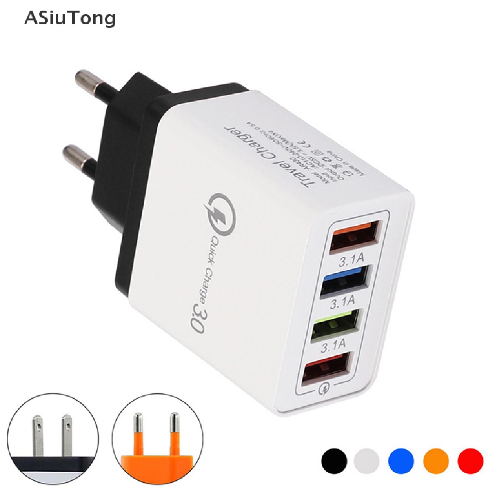 Ổ Cắm Sạc Nhanh Qc 3.0 4 Cổng USB
