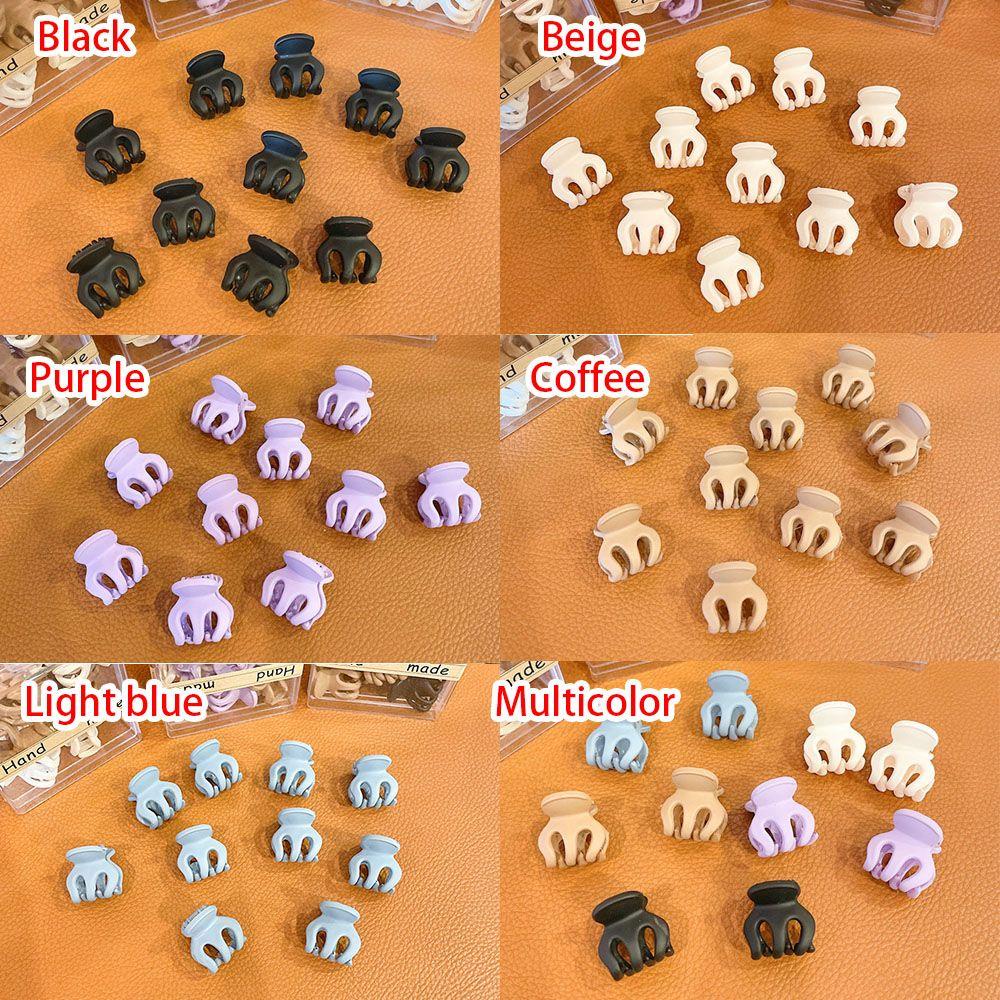 Set 10 Kẹp Tóc Mini Tạo Kiểu Tóc Đuôi Ngựa Thời Trang Cho Nữ