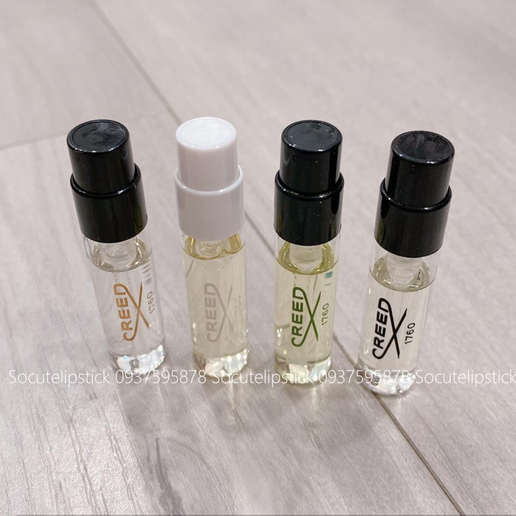 Vial Mẫu Thử Nước Hoa Creed Love In White - Spring Flowers - Sublime Vanilla - In Black - White Flowers - Fleurs Garden