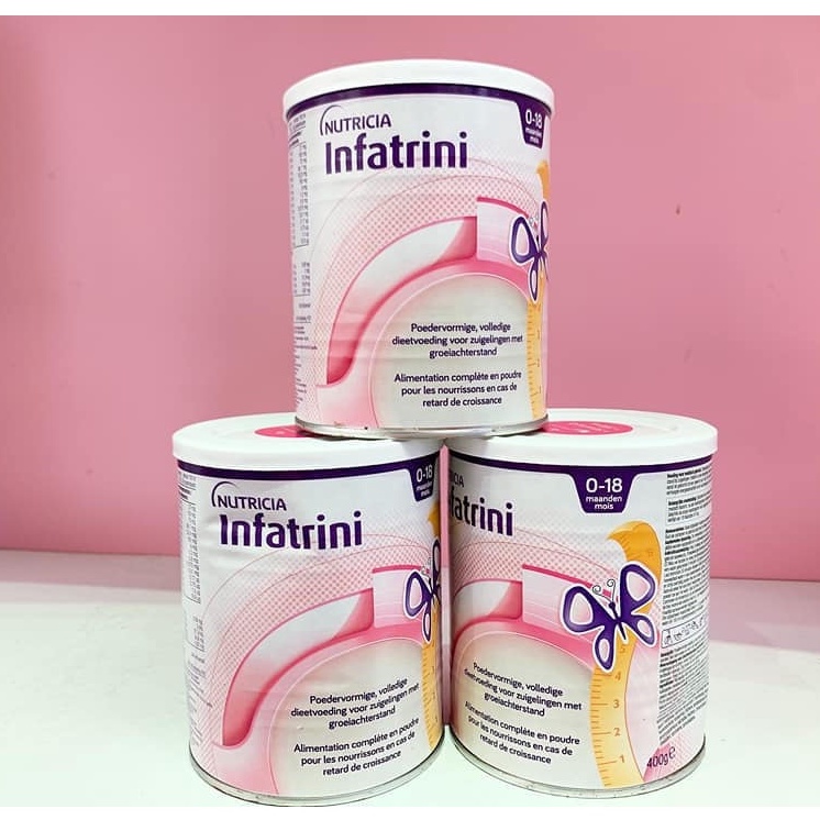 Sữa bột Nutricia Infatrini Đức 400g, Sữa Béo tăng Cân Cho Bé