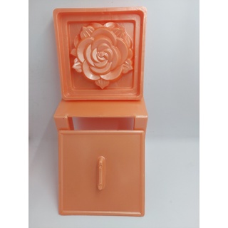 Khuôn nhận xôi vuông hình hoa hồng nổi 12 cm - nl