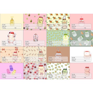 16 nhãn vở yakult