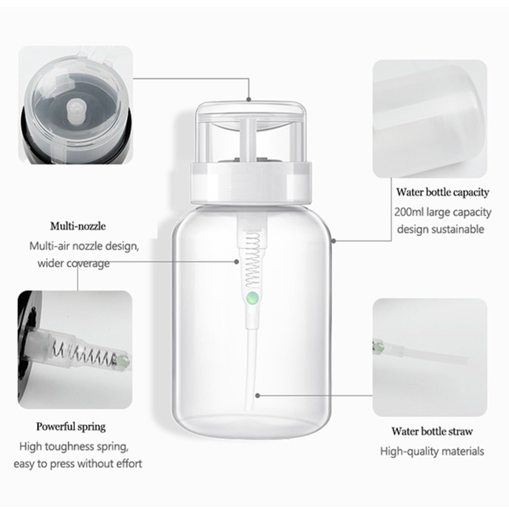 Chai nhựa rỗng bảo quản đồ dùng cá nhân