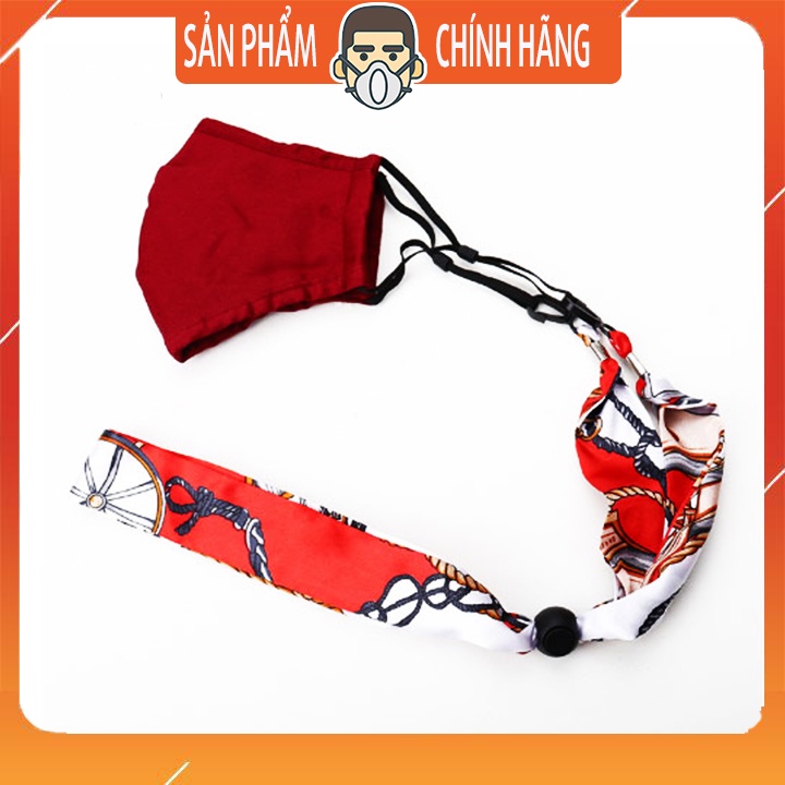 Dây đeo khẩu trang vải lụa cao cấp - chống nhiễm khuẩn khẩu trang, cất khẩu trang tiện lợi