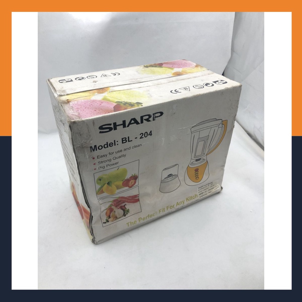 Máy xay sinh tố 2 cối nhựa SHARP BL-204