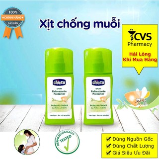 Xịt Chống Muỗi CHICCO - SPRAY REFRESHING & PROTECTIVE (100ml)