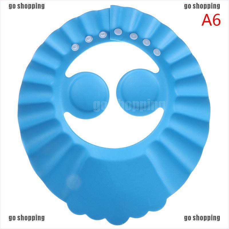 {go shopping}1Pc Adjustable Baby Kids Shampoo Bathing Shower Visor Cap Hat for Baby Care