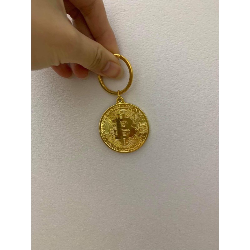 [ SALE SỐC] Móc Khoá Đồng Xu Bitcoin Siêu Đẹp