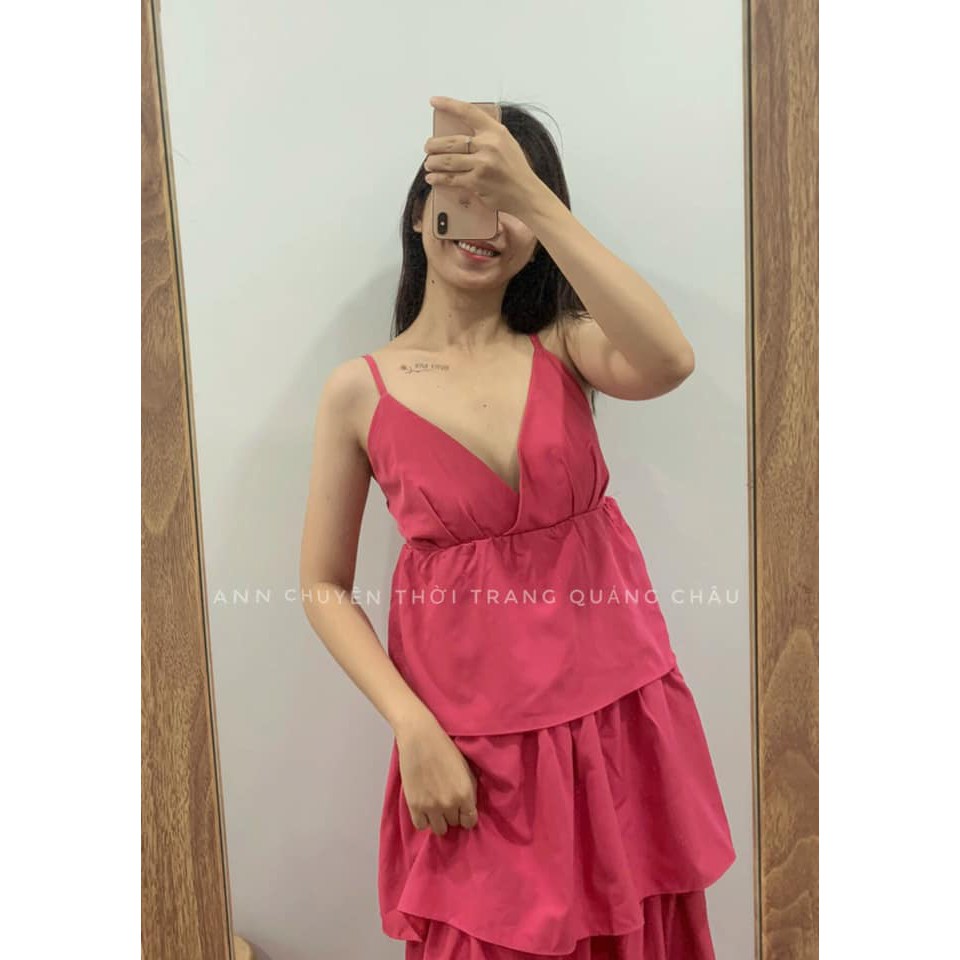 ĐẦM HỒNG DÂY BA TẦNG SIÊU IU