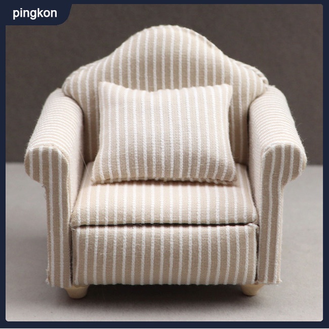 Mô Hình Ghế Sofa Tỉ Lệ 1:12 Trang Trí Nhà Búp Bê/Phòng Khách