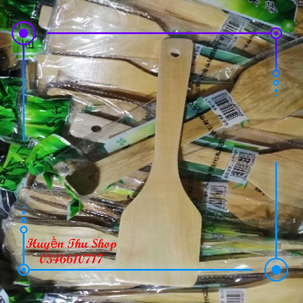 Bộ 2 chiếc muôi + xản xào gỗ