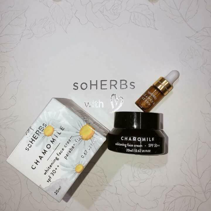 Kem Dưỡng Trắng Da soHERBs Cúc La Mã 20ml