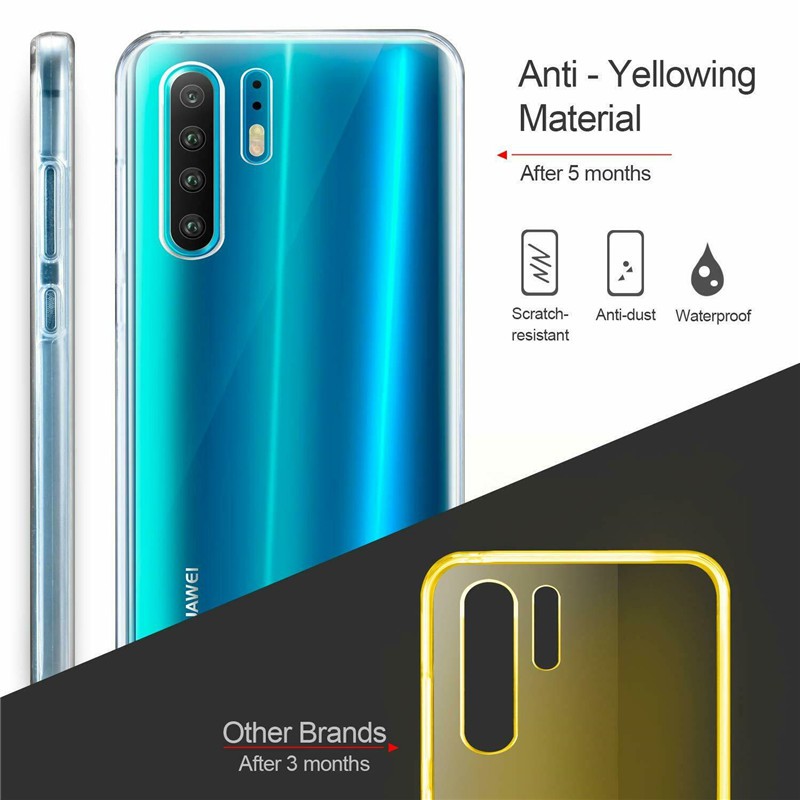 ốp điện thoại Silicone Trong Suốt 360 Độ Cho Huawei Y9 Prime Y7 Y6 Pro Y5 2019 2018 Y9Prime Y7Pro Y6 Pro