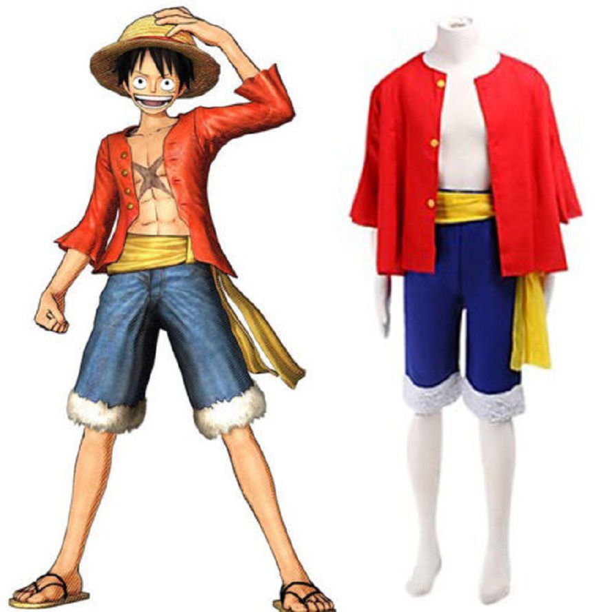 Bộ Đồ Hóa Trang Nhân Vật Luffy Trong Phim Hoạt Hình One Piece