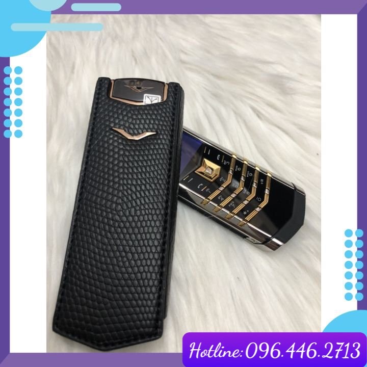 ⚡ Bao da Vertu Singature S đứng không nắp ⚡