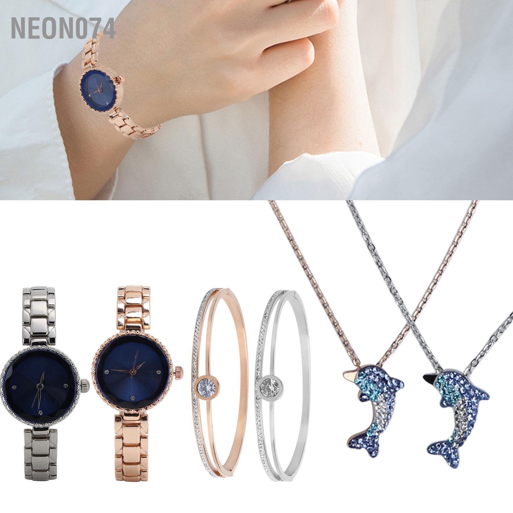 Bộ Trang Sức Gồm Vòng cổ / Vòng Tay / Đồng Hồ Thời Trang Cho Nữ