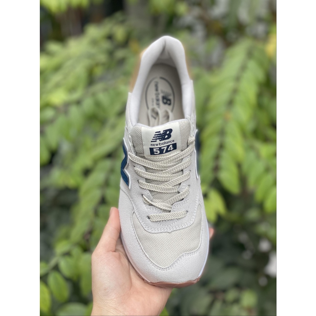 Giày NB 574 Classic Grey Blue- Xanh than Bản Cao cấp | BigBuy360 - bigbuy360.vn
