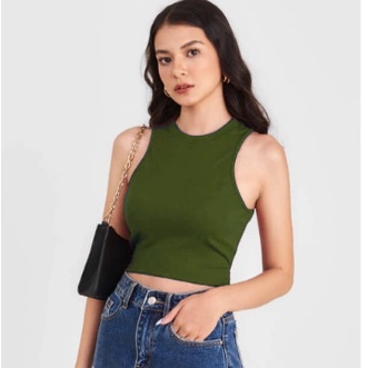 Áo croptop nữ ôm body 3 lỗ không tay Madela tôn dáng nhiều màu-ACTNKT
