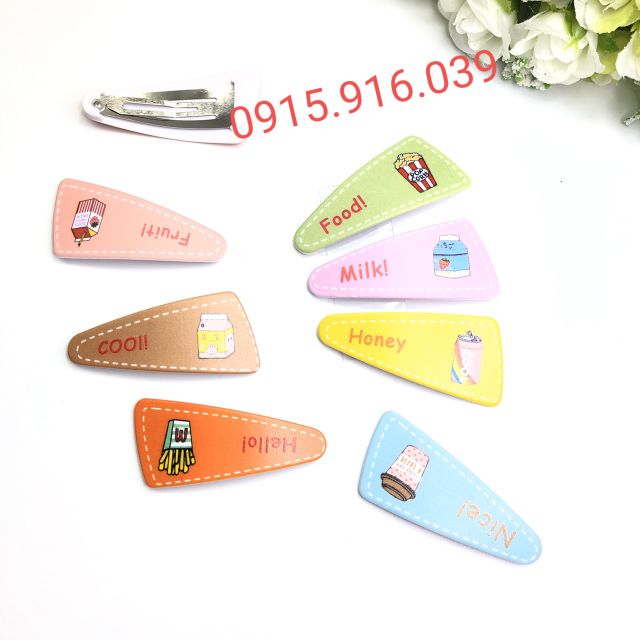 Set 3 kẹp tóc tam giác