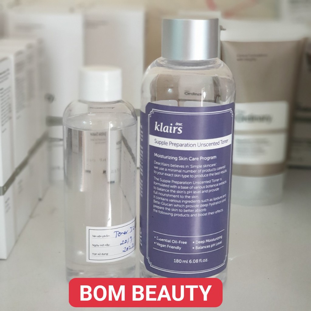 (#Klairs) Mẫu Thử Nước hoa hồng Klairs Supple Preperation Toner