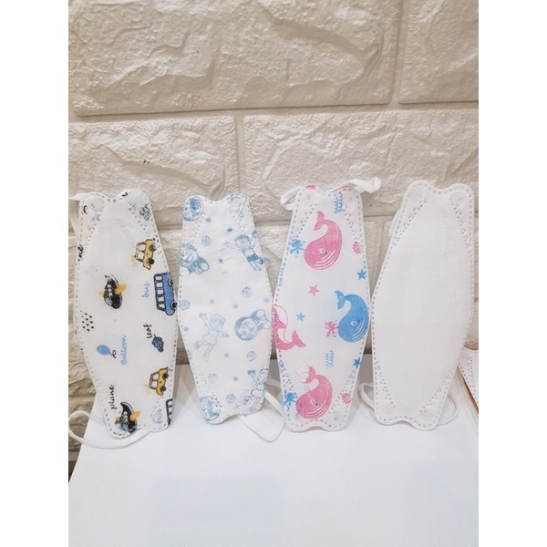Hộp 10 khẩu trang 4D Kids Famapro dành cho trẻ em