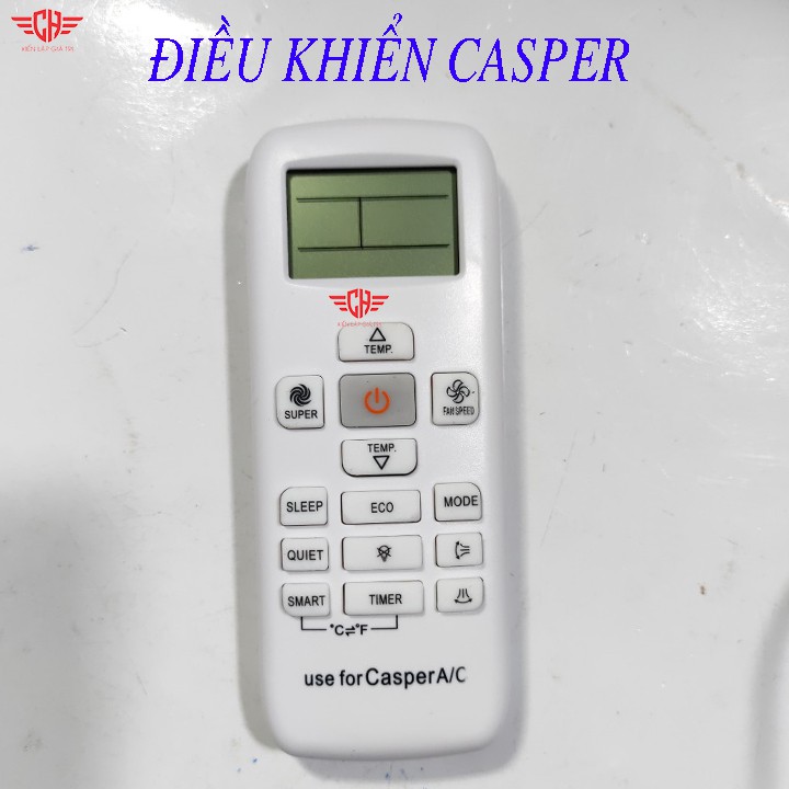 ĐIỀU KHIỂN ĐIỀU HÒA CASPER remotee máy lạnh casper