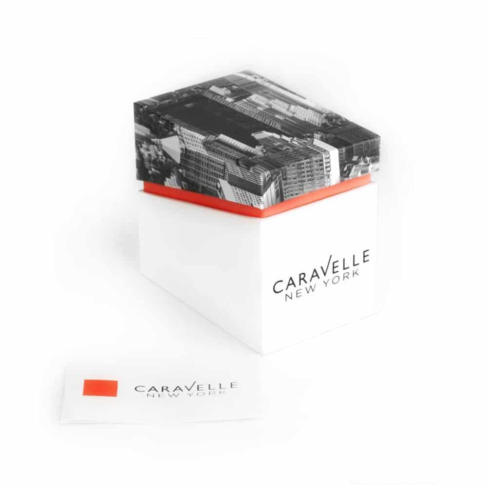 Đồng Hồ Nam Caravelle New York 43B148 Dây Da