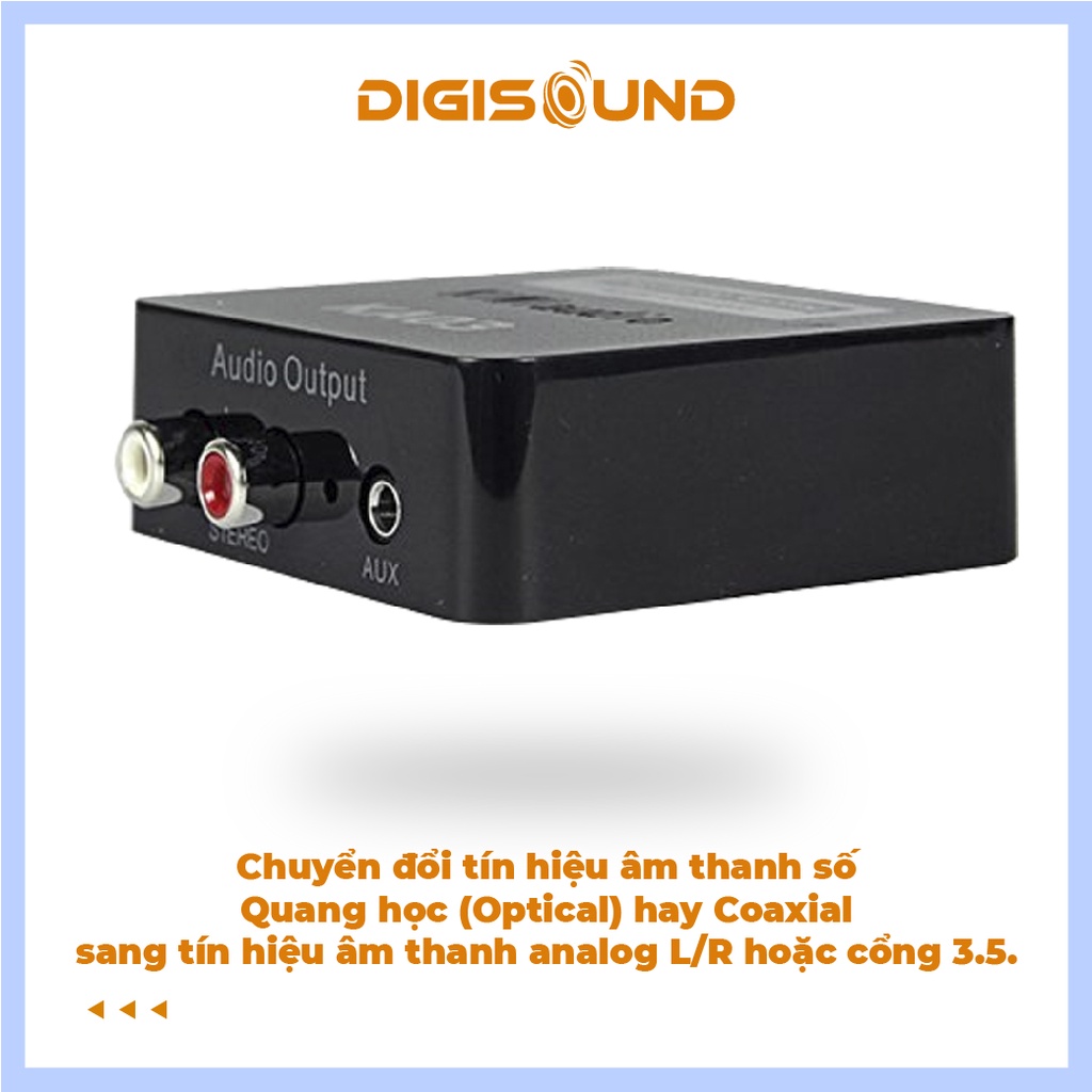 Bộ chuyển đổi âm thanh quang học Digital sang Analog Kiwi KA03 Pro, hỗ trợ bluetooth [siêu ưu đãi] | BigBuy360 - bigbuy360.vn