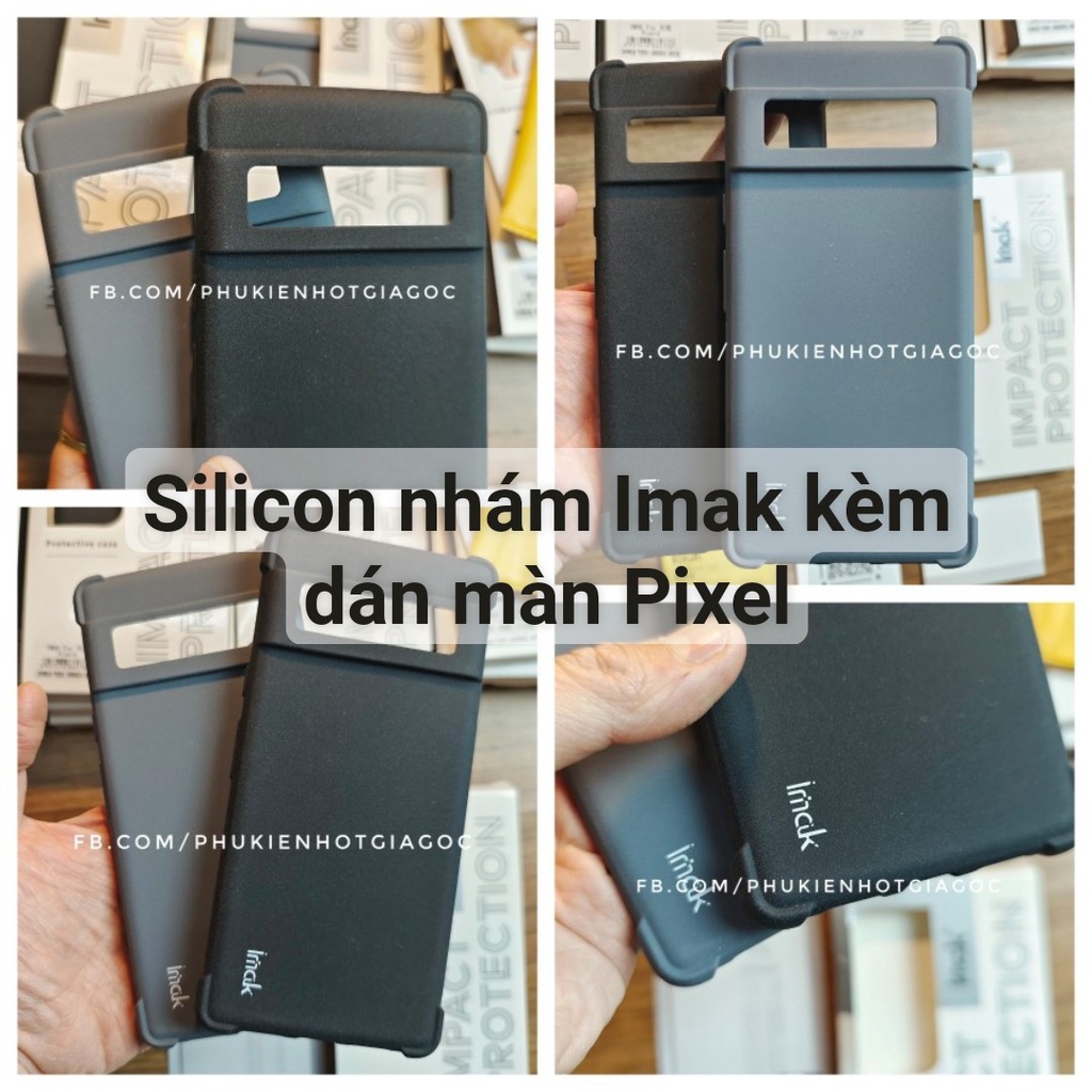 (Kèm dán) Ốp silicon matte mỏng Imak Google Pixel 6 Pro / 6 / 5 / 4a 5g / 4a / 4 XL / 4 / 3 XL / 3 / 3a / 3a XL / 2 XL