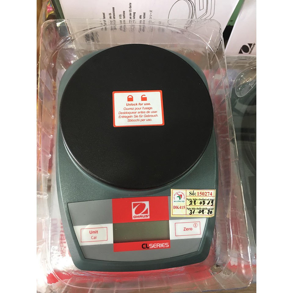 CÂN ĐIỆN TỬ CL - OHAUS 500G SAI SỐ 0.1G