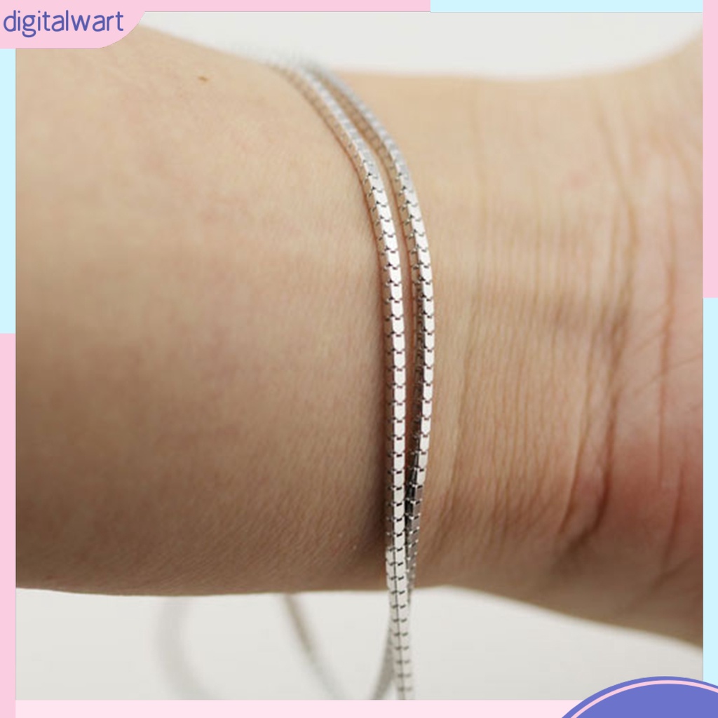 Vòng cổ bạc 925 thiết kế đơn giản có móc khóa sang trọng dành cho nữ